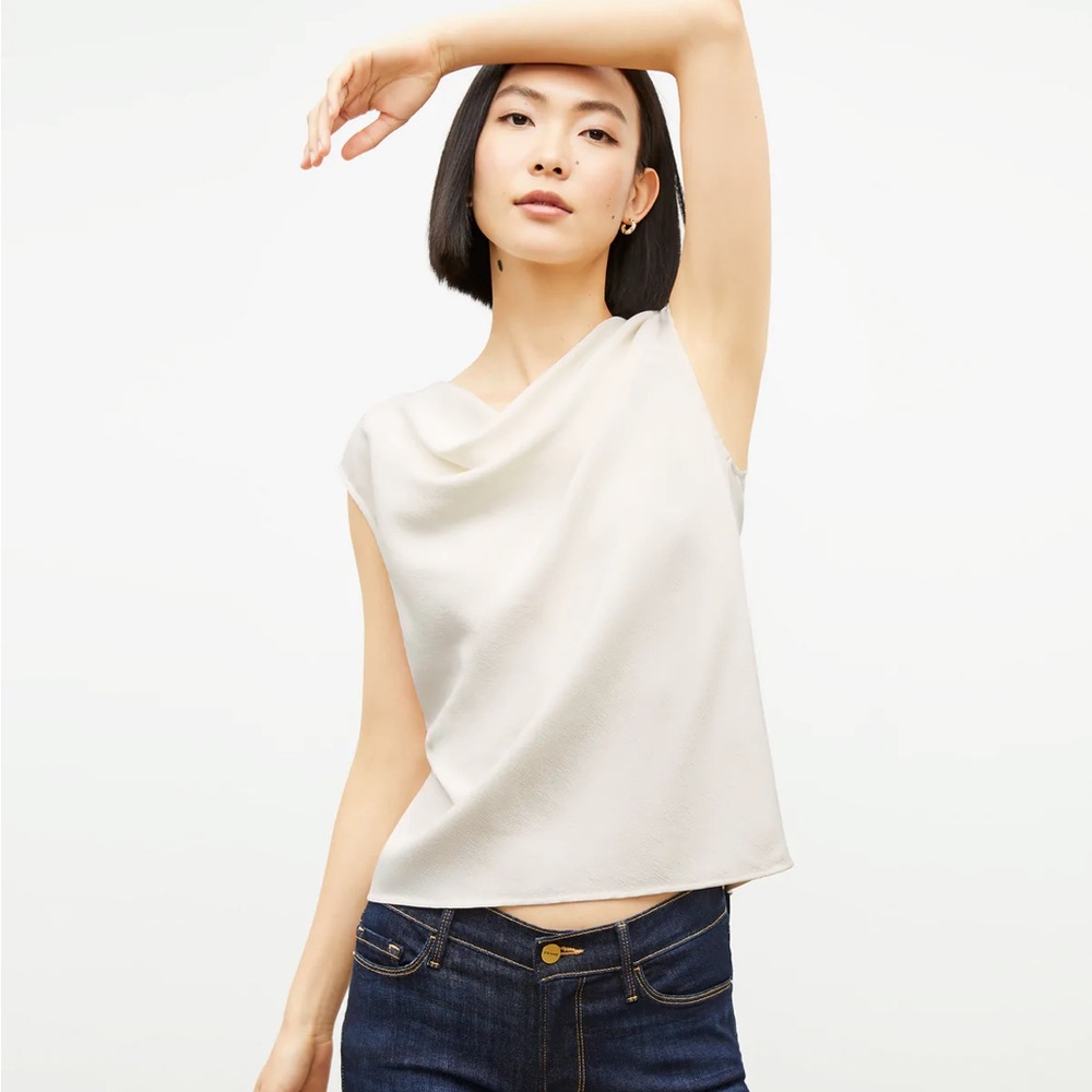 MM LaFleur Nora top alabaster size Small